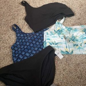 Old navy bikini swim one shoulder xl lot